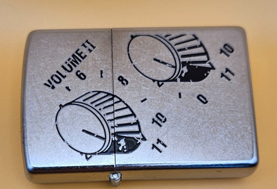 Zippo Lighter 2008 Volume 11 Eleven, Volume Dials, TOO LOUD! New in Box