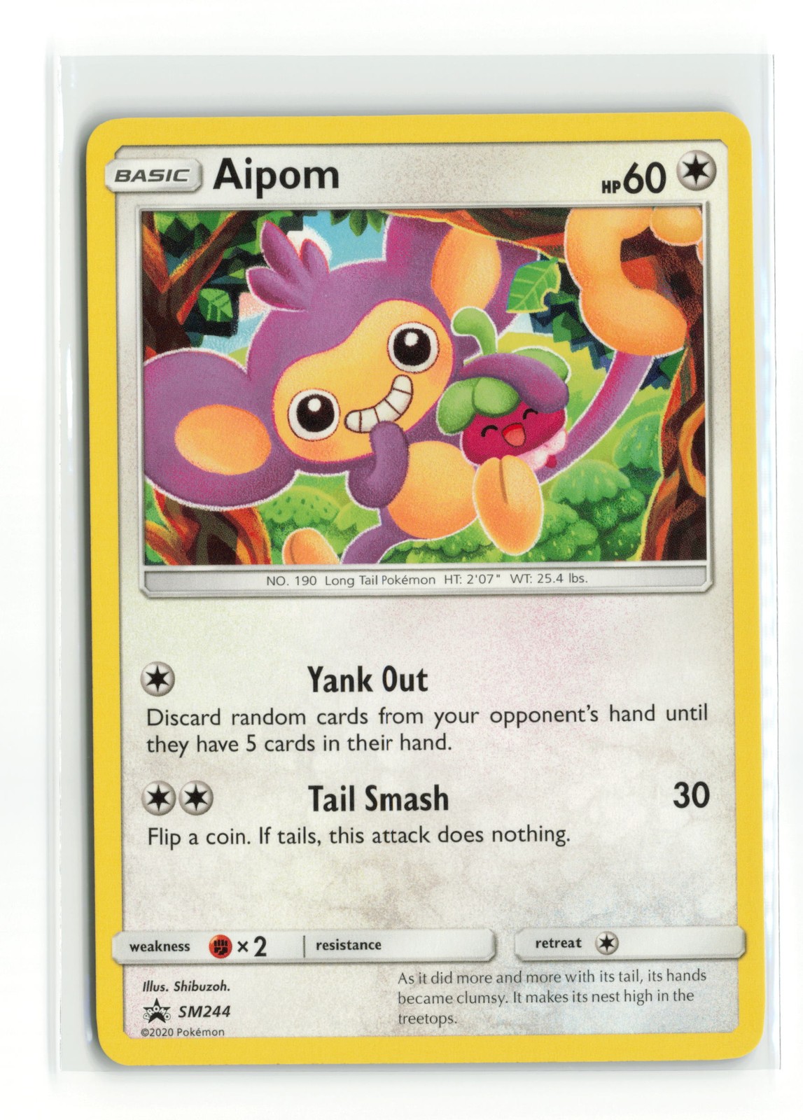 AIPOM SM244 PROMO NON HOLO POKEMON TCG NM