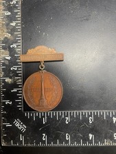 Original  Civil War Veteran of Gettysburg  1893 NEW YORK DAY BADGE - GETTYSBURG