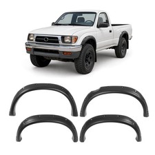 Front Rear Pocket Rivet Fender Flare Set Textured For 1995-2004 Toyota Tacoma