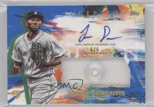 2020 Topps Inception Blue Button 6/6 Travis Demeritte #IAP-TD Patch Auto 13l2