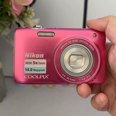 Nikon COOLPIX S3100 Digital Camera 14MP 5x Optical Zoom Built-in