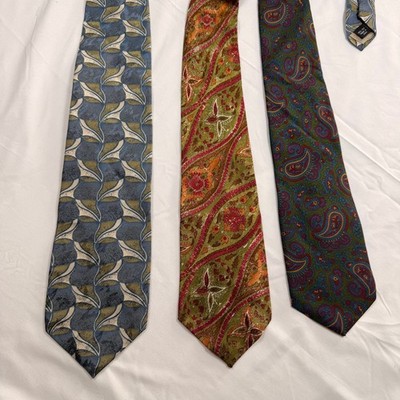 Mens Silk Tie Lot 3 Brooks Brothers J Press Prima Italy Bruno Piattelli  G2U