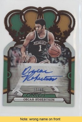 2023-24 Panini Crown Royale 33/49 Oscar Robertson #CA-OSC Auto HOF READ 6fs