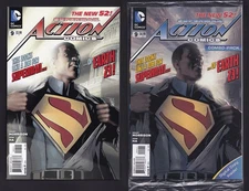 Action Comics #9 1st print/Combo Pack Variant 1st Calvin Ellis Superman DC 2012