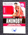 OG ANUNOBY 2017-18 CHRONICLES AUTOGRAPH #48/49 SHORT PRINT NEW YORK KNICKS