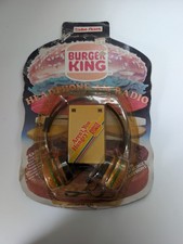 Vintage Radio Shack Burger King Radio With Headphones In Original Packaging