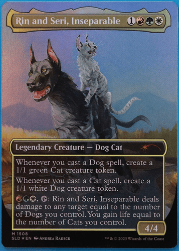 Rin and Seri, Inseparable (Secret Lair 1508 Promo) FOIL NM (501990) ABUGames - Picture 2 of 2