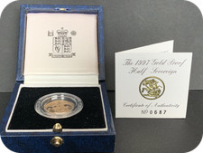1997 Proof  Half Gold Sovereign