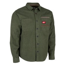 Milwaukee Gridiron Flannel Shirt Green Small