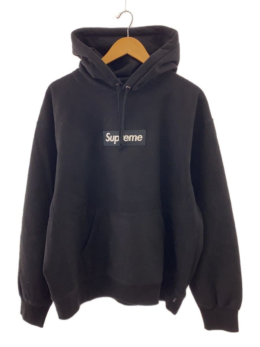 Supreme　Box Logo Hooded Sweatshirt　Black Supreme Cross Box Logo Hooded Sweatshirt (FW20) - $168