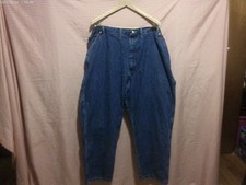 Wrangler Mens Carpeter Work pants distressed 46x29 comfortable see pics plz read