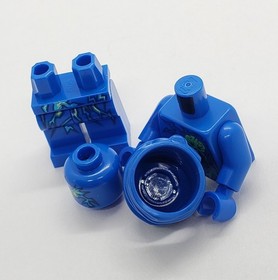 Lego Ninjago NRG Jay Minifigure 9570 Rise of the Snakes Spinner Blue Ninja