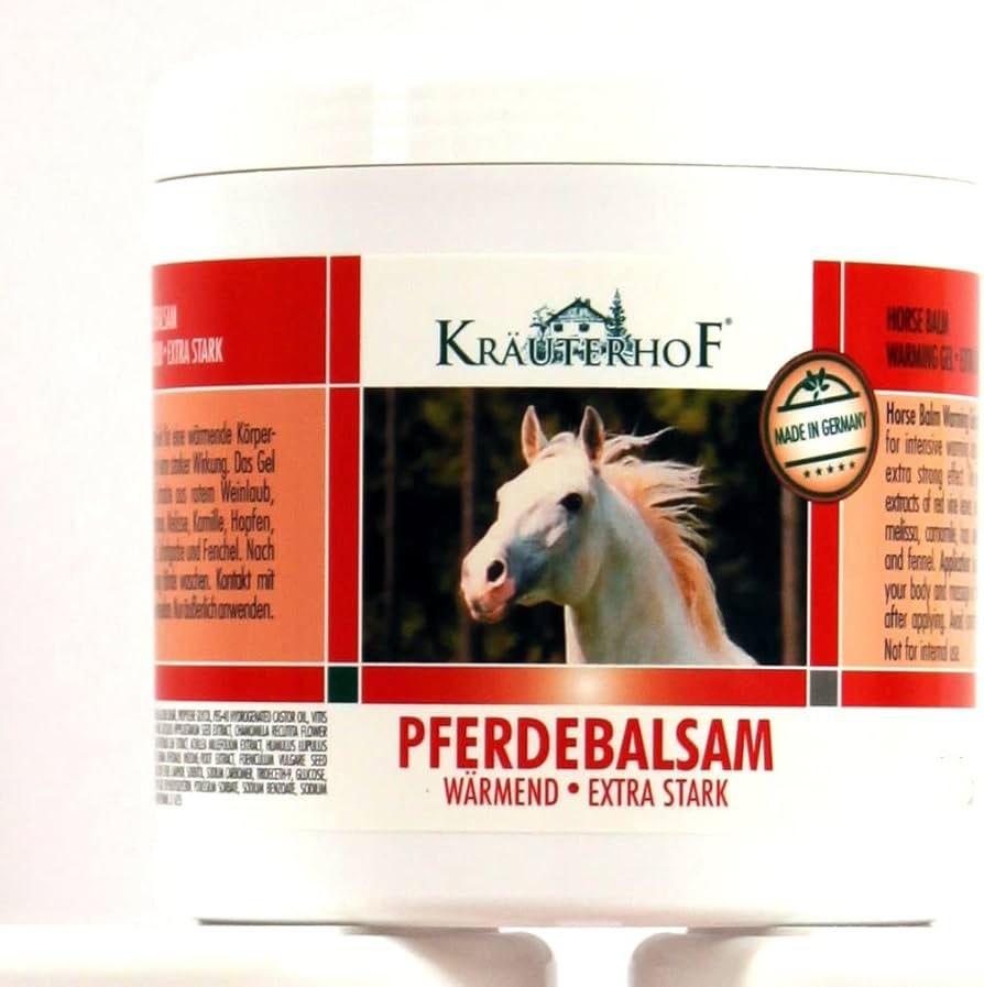 250ml Asam Krauterhof Strong effect warming gel - wild horse chestnut and herbs