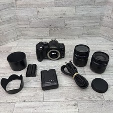 Olympus EVOLT E-520 10MP With Lenses and Accessories As Pictured Works READ 