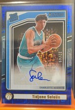 2024-25 Panini Donruss - Rated Rookie Signatures Tidjane Salaun #252 Choice Blue