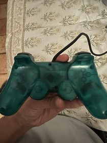 PlayStation 2 PS2 OEM Sony DualShock 2 Controller Emerald Green Clear Working