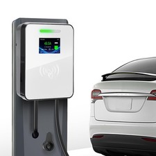 Level 2 J1772 EV Charger Station NEMA 14-50 48AMP Tesla Supercharger Home Wal...