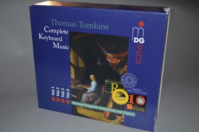 Thomas Tomkins - Complete Keyboard Music / MDG 1997 / Germany / 4CD Box
