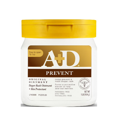 A+D Prevent Diaper Rash Ointment And Skin Protectant Original, New  16 Oz
