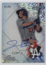 2021 Bowman Sterling Prospect Speckle Refractor 1/99 Jake Vogel Auto i6j