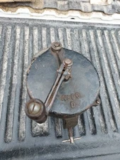 Vintage Hand Crank Bench Mount Grinder Sharpening Tool  Black #96 D