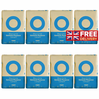 Blue Circle Allzweckzement 25 kg Fertigmischung Mehrzweck Handelsqualität | UK