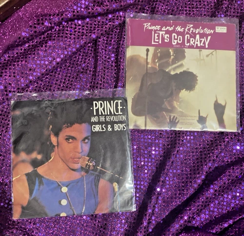 Prince LOT UK Girls&Boys Take Me With U picture Sleeve vinyl 2 45RPM