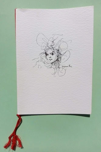 menu restaurant MAXIM'S Paris 4/11/1971 Galerie Verrière dessin LEONOR FINI