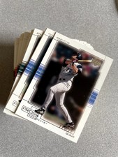 2001 Upper Deck Pros & Prospects Baseball Base Set #1-90 Jeter Griffey Jr. +case