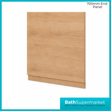 Oak Waterproof Bath Panel 1700 1800 Front 700 800 End Adjustable Plinth