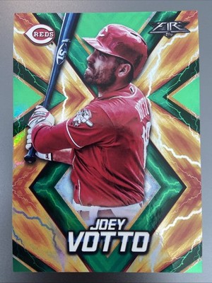 2017 Topps Fire Green Joey Votto #d 019/199 1/1? HIS JERSEY NUMBER!