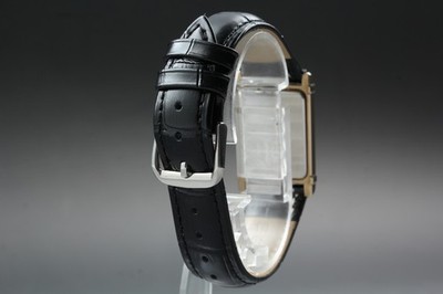 Exc+5] Seiko Dolce 1220-5110 Gold Qz Tungsten Tank Men's Watch