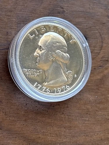 1776-1976  S Washington Bicentennial 40% Silver Quarter~From  PROOF Set NICE!