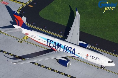 Gemini Jets 1:200 Delta Air Lines Airbus A330-900 ''Team USA'' livery G2DAL1065