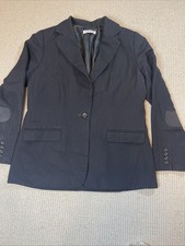 Vintage Pendleton Women s 100 Wool Classic One Button Black Blazer Size 10