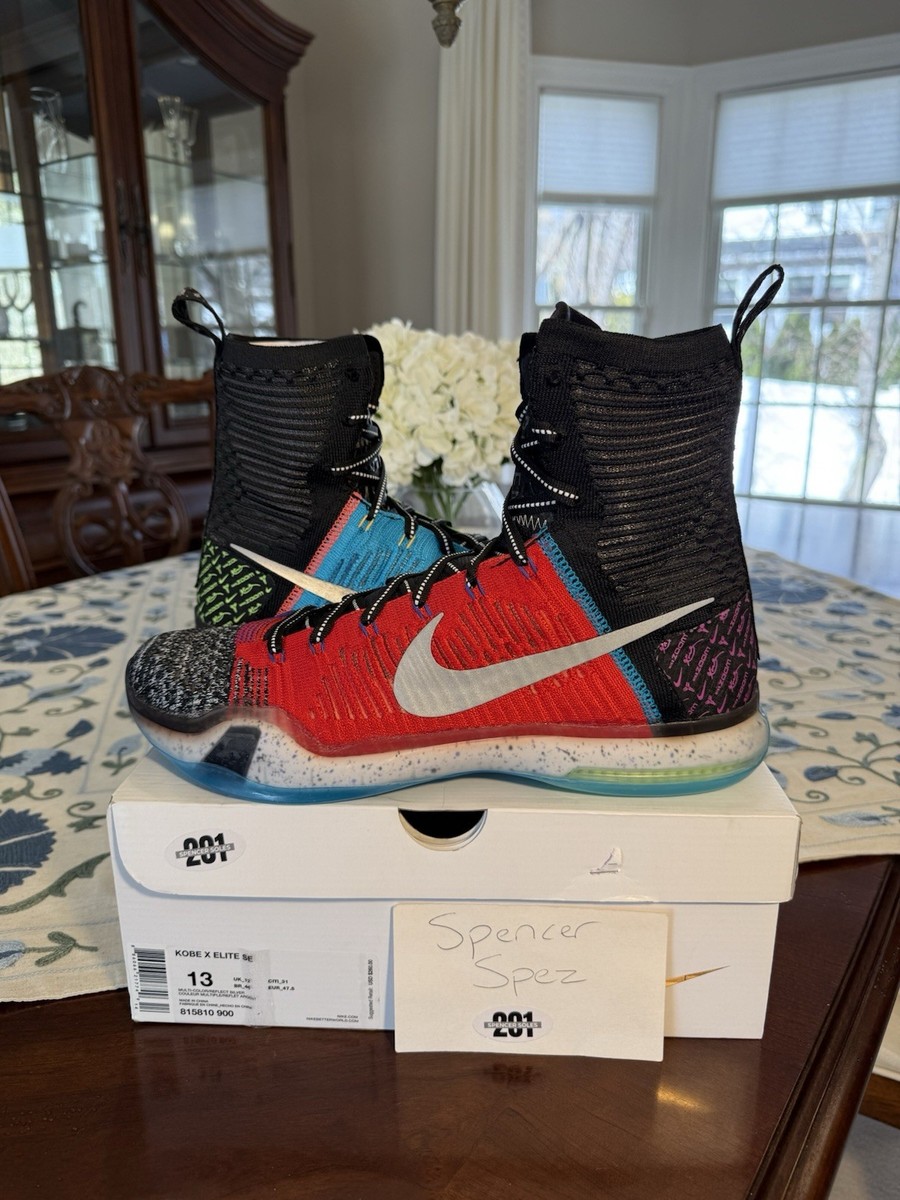 Size 13 - Nike Kobe 10 Elite High What The for sale online | eBay