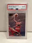 Michael Jordan 1996 Skybox Premium Basketball Card #16 Graded PSA 8