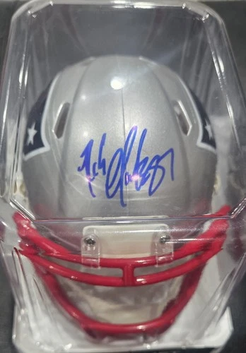 Rob Gronkowski Signed Patriots Mini Helmet AUTO Gronk Exclusive + NFL Hologram