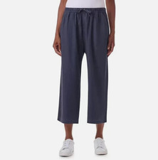 Splendid Ladies' Wide Leg Crop Pant, Navy, Sz L