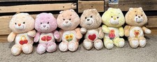 Vintage 1983 Care Bears 13" Plush Lot OF 6 FRIEND CHEER Birthday SHARE