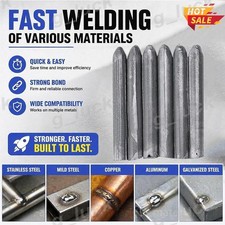 6 Pcs Low Temperature Universal Welding Rod Sticks Metal Easy Melt NEW US