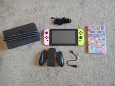 Nintendo Switch Console Bundle With Mario Kart Game + Accessories & Carry Bag
