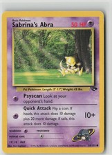 Sabrina's Abra (94) Unlimited Common Gym Challenge 094/132 HP on eBay