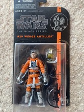 2014 Hasbro Star Wars Black Series Orange Line 29 Wedge Antilles 3.75 Figure