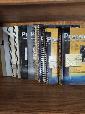 Abeka Precalculus Trigonometry Geometry Complete Student Teacher Set