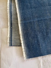 2 yds 60" wide pristine heavy work weight denim quality clean NU fabric pc. sew