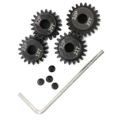 32P Pinion Gear Set 5mm 32 Pitch 19T 20T 21T 22T RC Parts