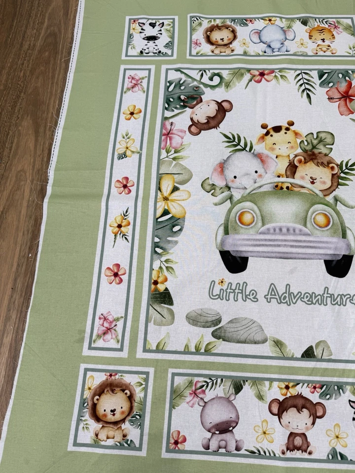 Little Adventures Cot Quilt Panel - image 4 of 4