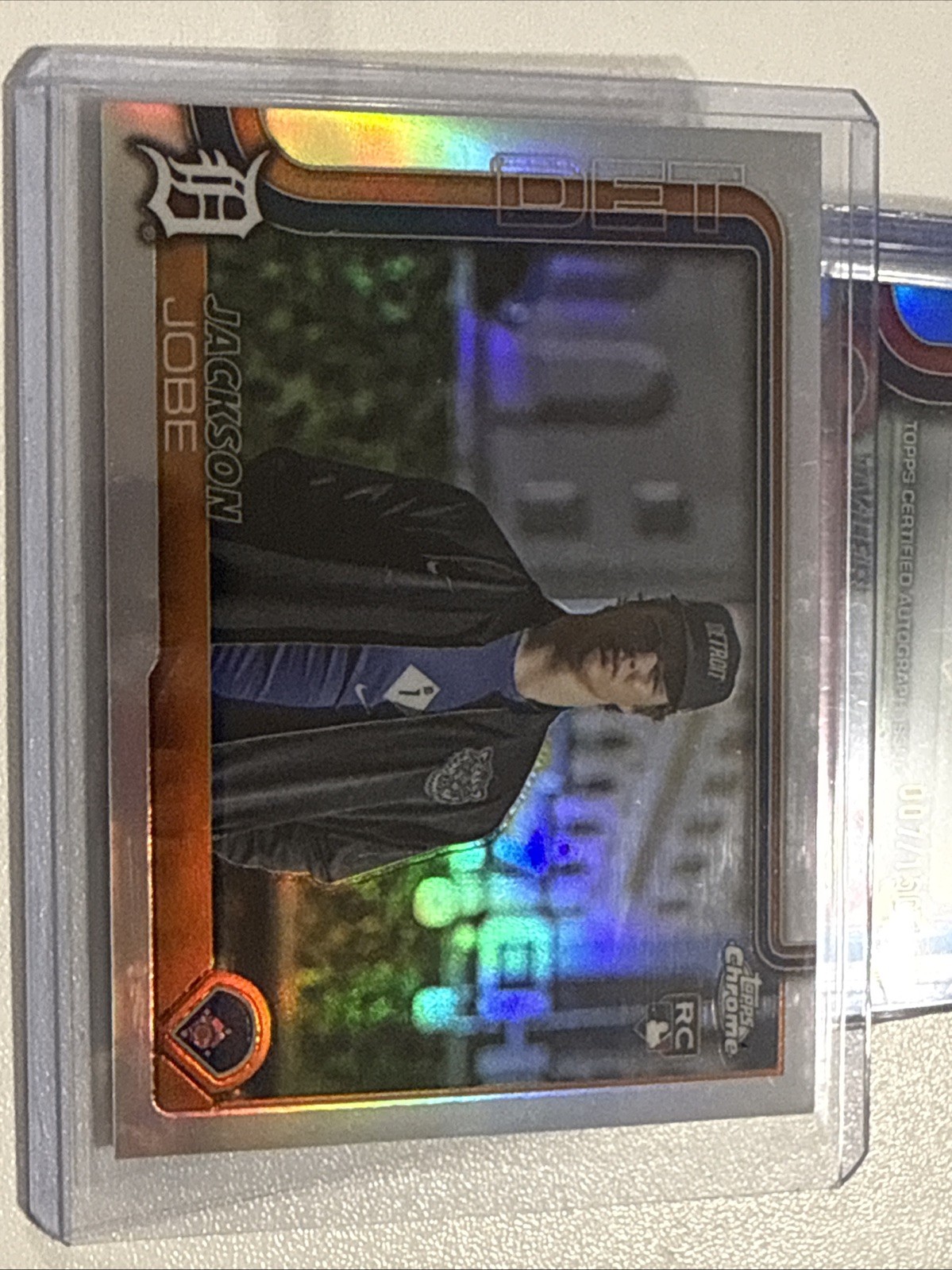 2025 Topps Chrome Update USC48 JACKSON JOBE RC Variation Refractor SSP Tigers